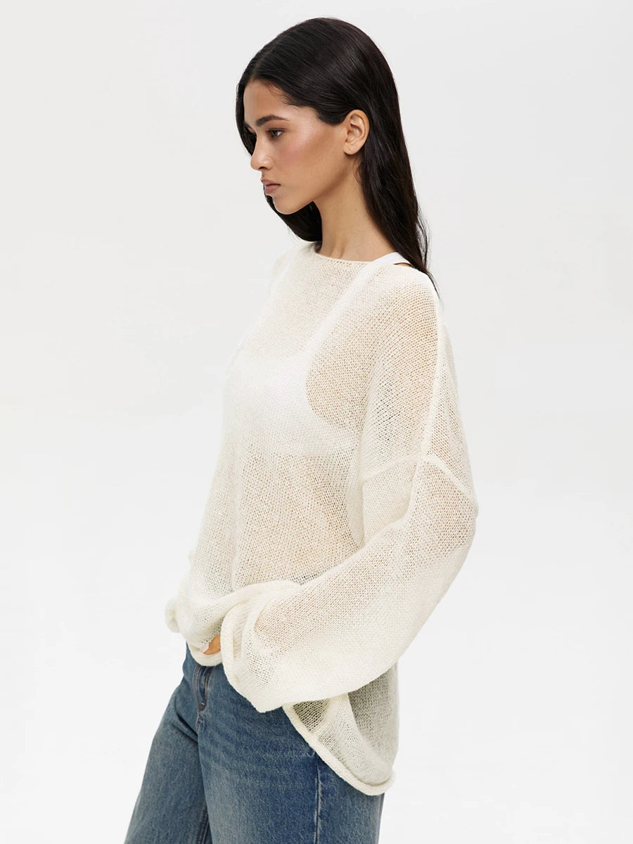 סריג מוהיר אוורירי בגזרה נינוחה
